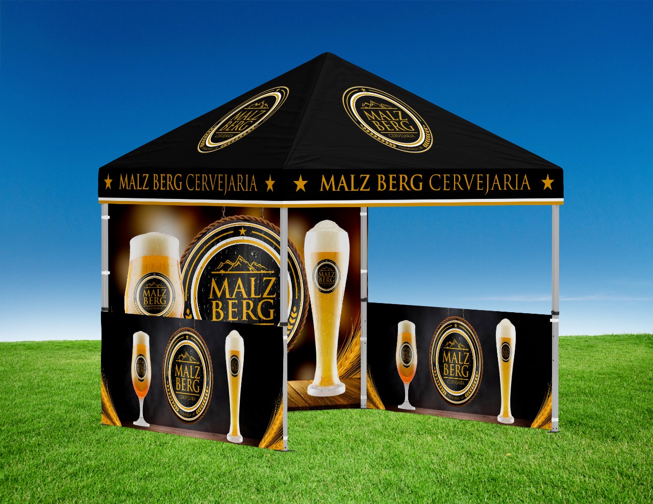 gazebos profissionais para stand de cervejas